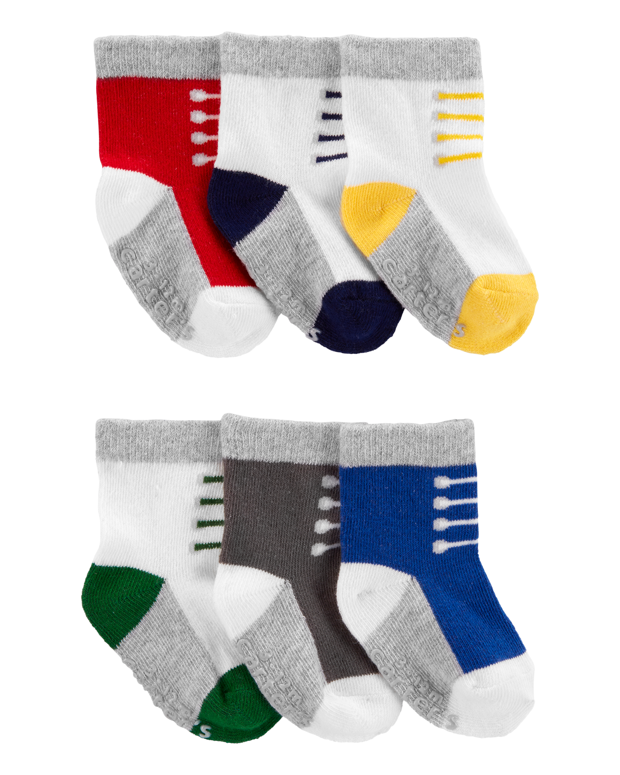 Baby 6-Pack Sneaker Booties