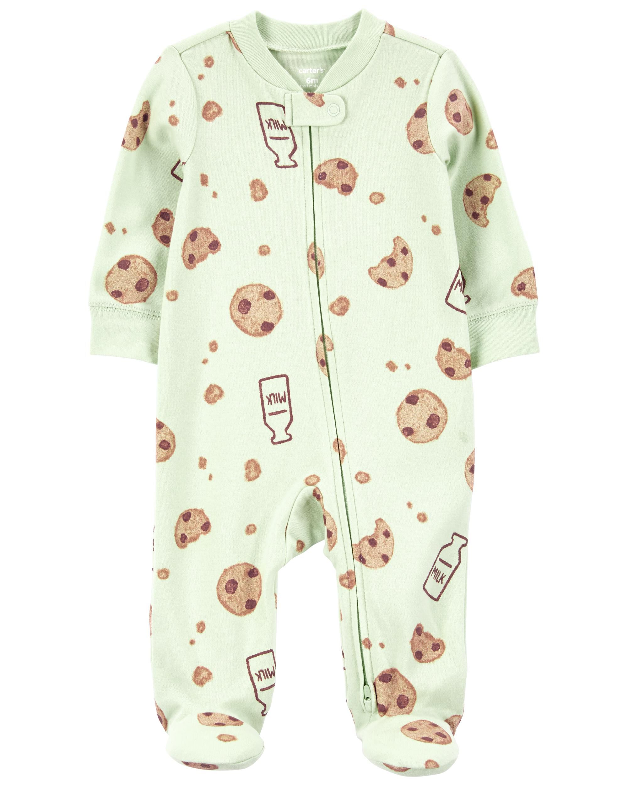 Baby Milk Cookies 2 Way Zip Cotton Sleep Play Pajamas Carter s Carter s
