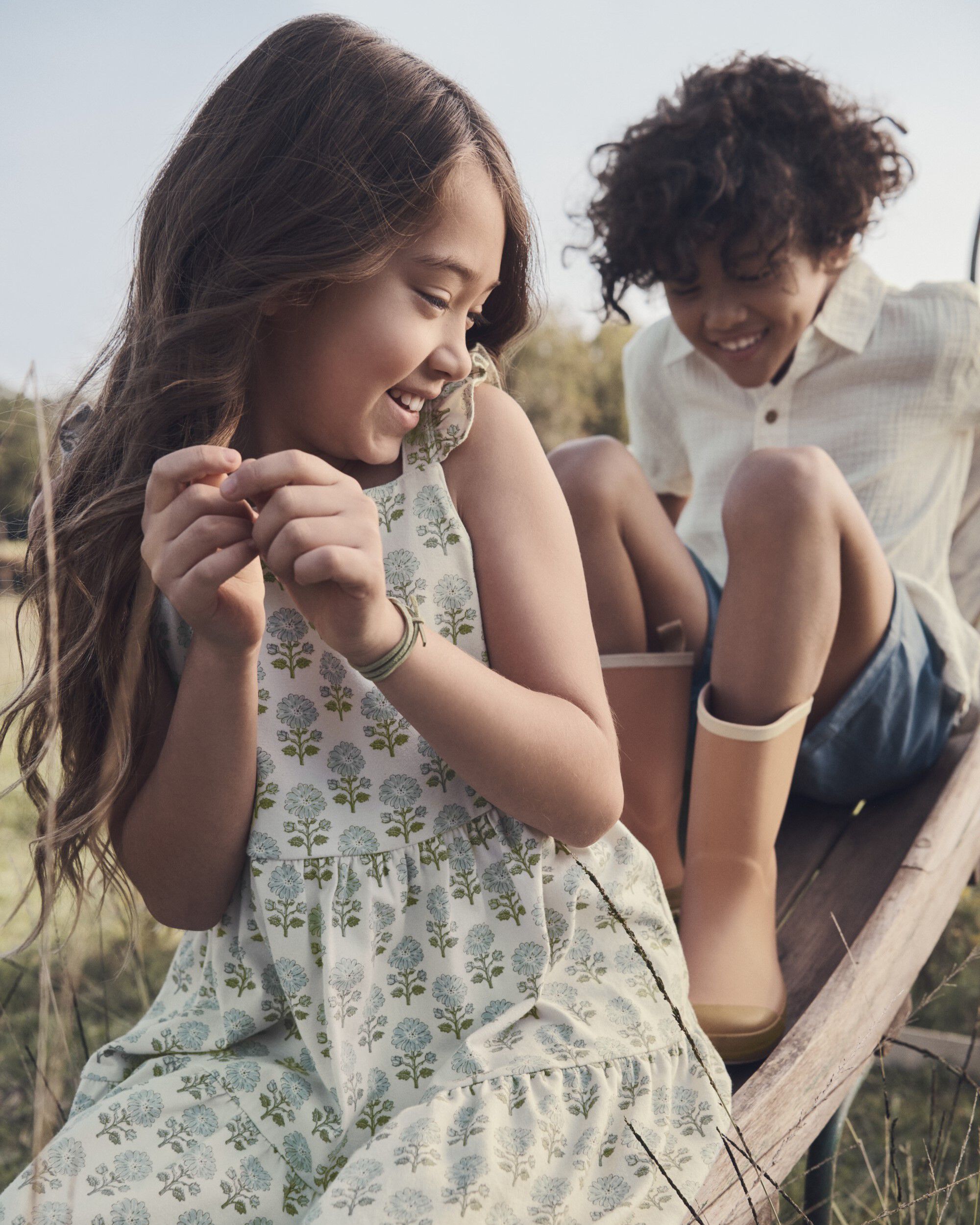 Kid Organic Cotton Floral-Print Dress - Little Planet | Carter's