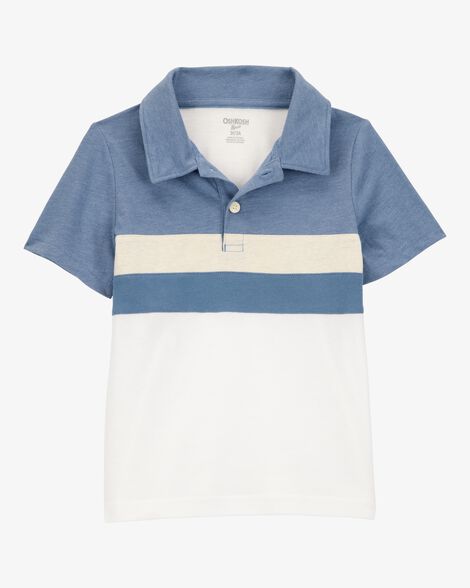  Product image 1 of Toddler Colorblock Short-Sleeve Polo Shirt
