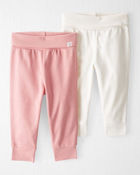  Product image 1 of Baby 2-Pack Organic Cotton Grow-With-Me Joggers