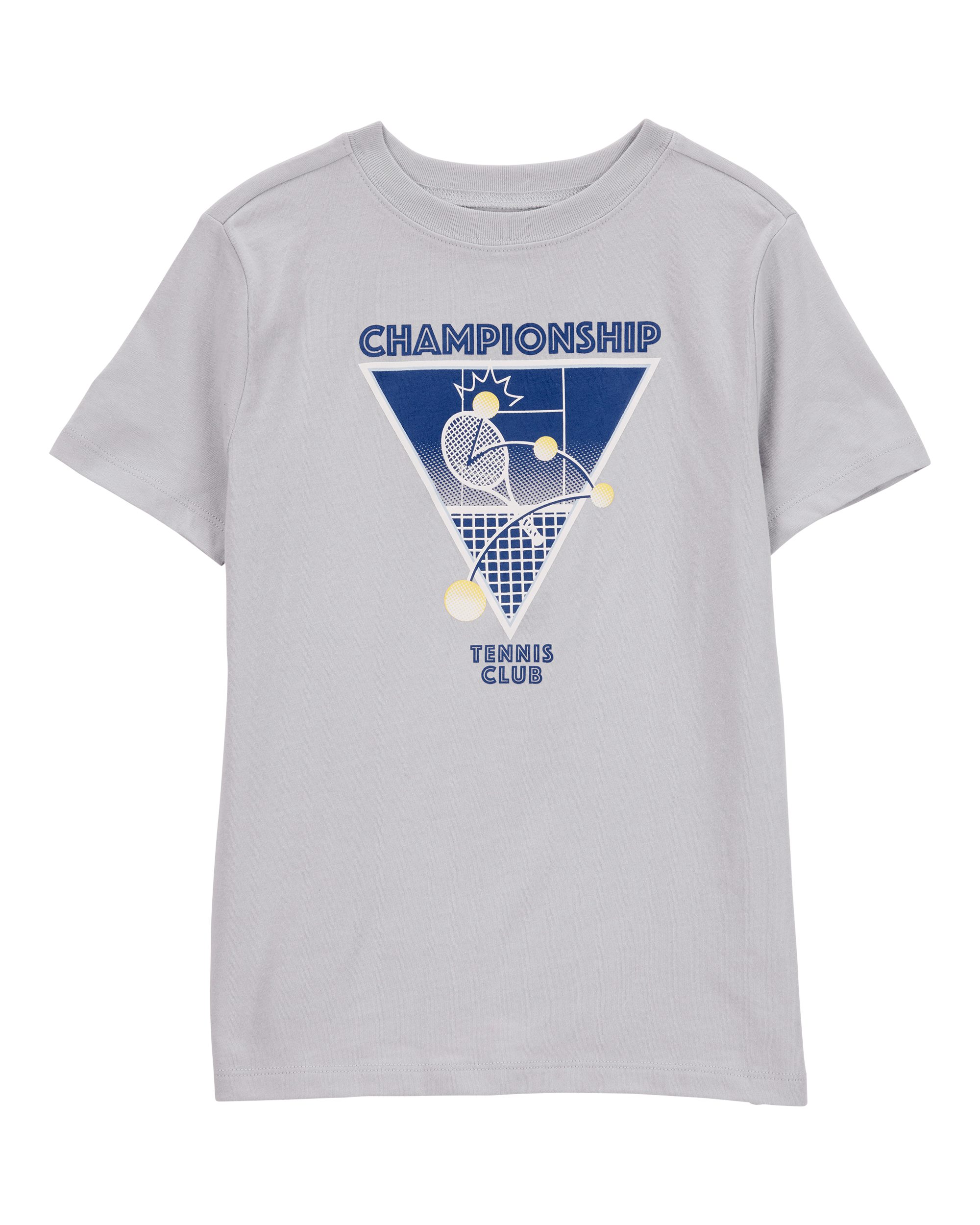 Boys Tennis Short-Sleeve Graphic Tee - Grey