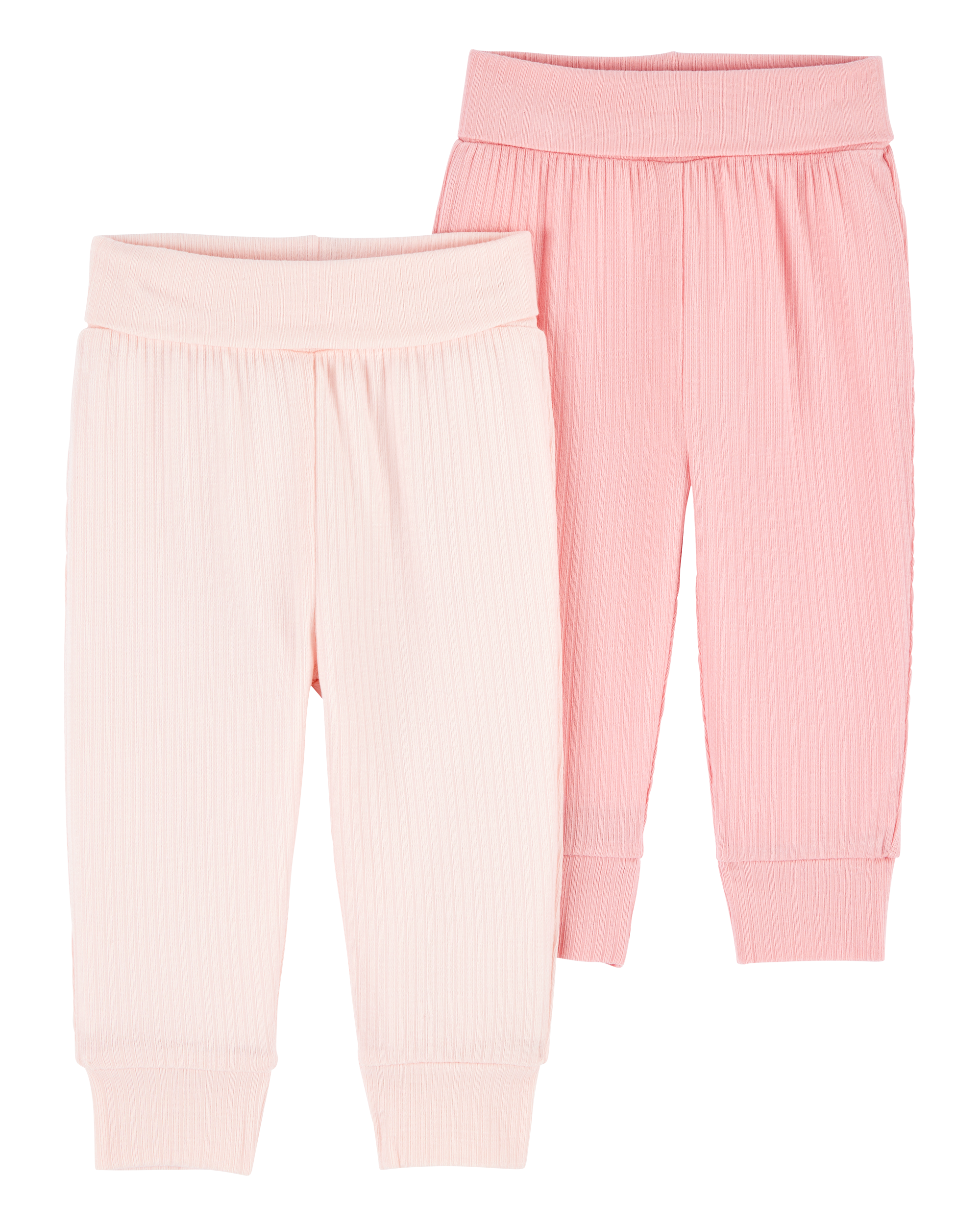 Baby Girl 2-Pack PurelySoft Pull-On Pants