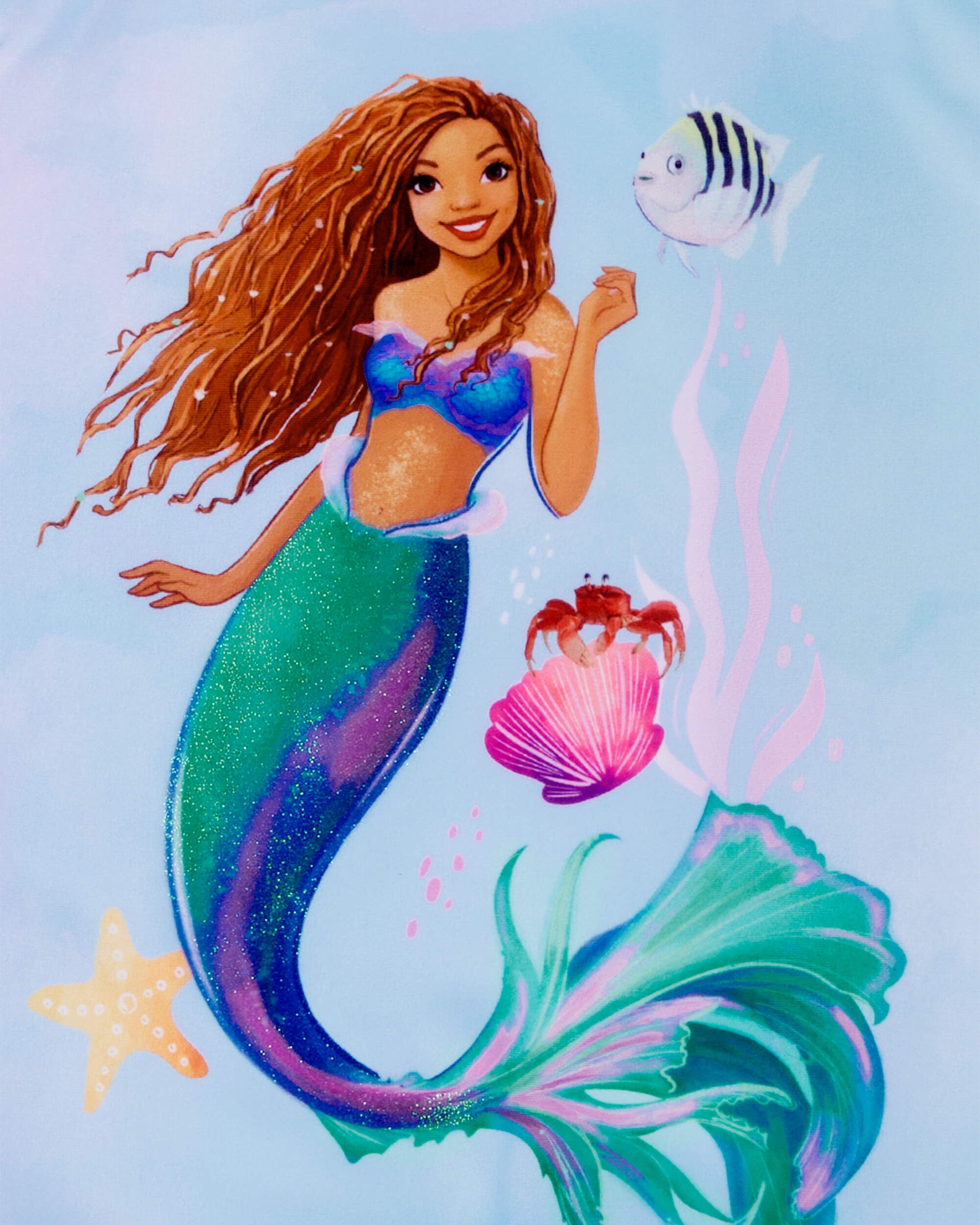 Kid The Little Mermaid 2 Piece Rashguard Set Carter s Carter s