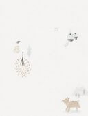 Ivory/Green - Baby 2-Piece Woodland Creatures Bodysuit & Velboa Jumper Set, Selected