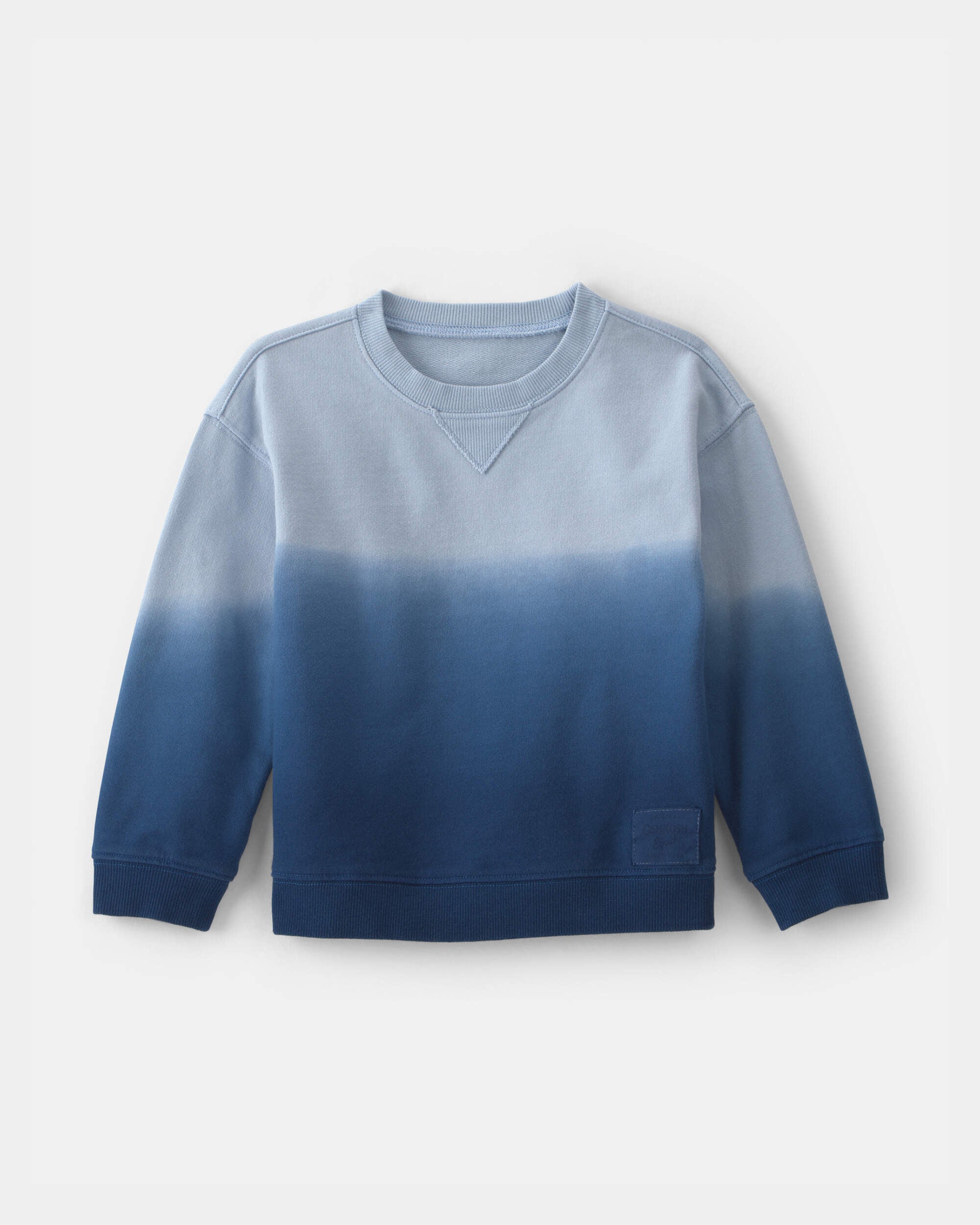 OshKosh Bgosh Toddler Boy Ombre French Terry Pullover Sweatshirt 2T Blue 21$