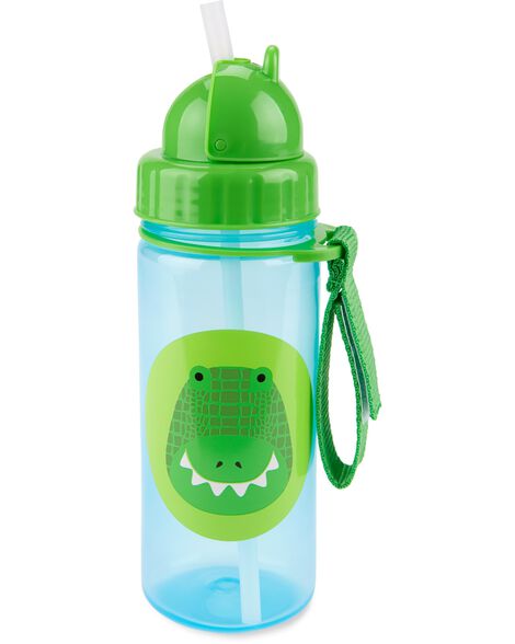  Product image 2 of Zoo Straw Bottle - 13 oz - Crocodile