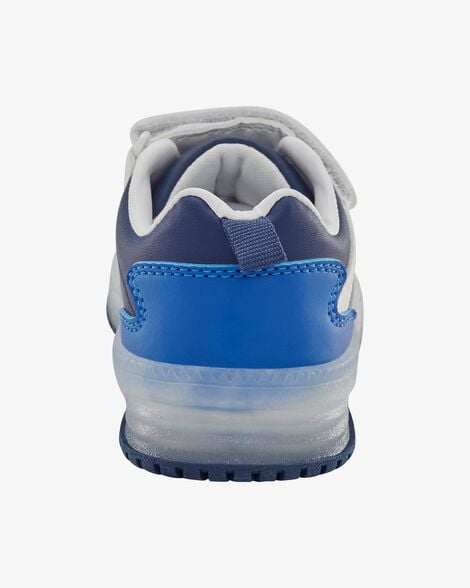 Product image 4 of Toddler Light-Up Casual Sneakers - White/Navy