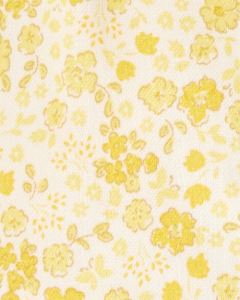 Product image 3 of Baby Girl Floral Flutter Dress - Yellow