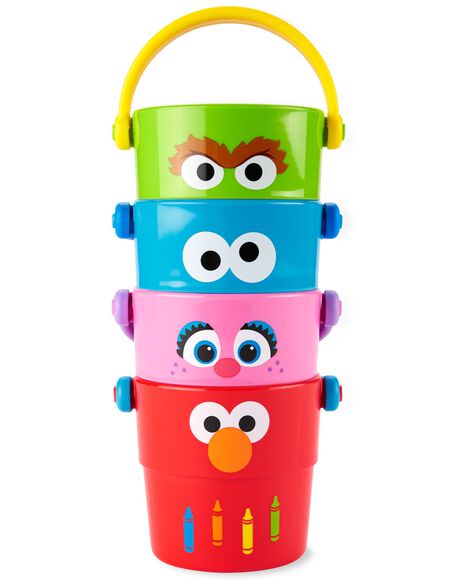  Product image 4 of Sesame Street Stack & Pour Bath Buckets
