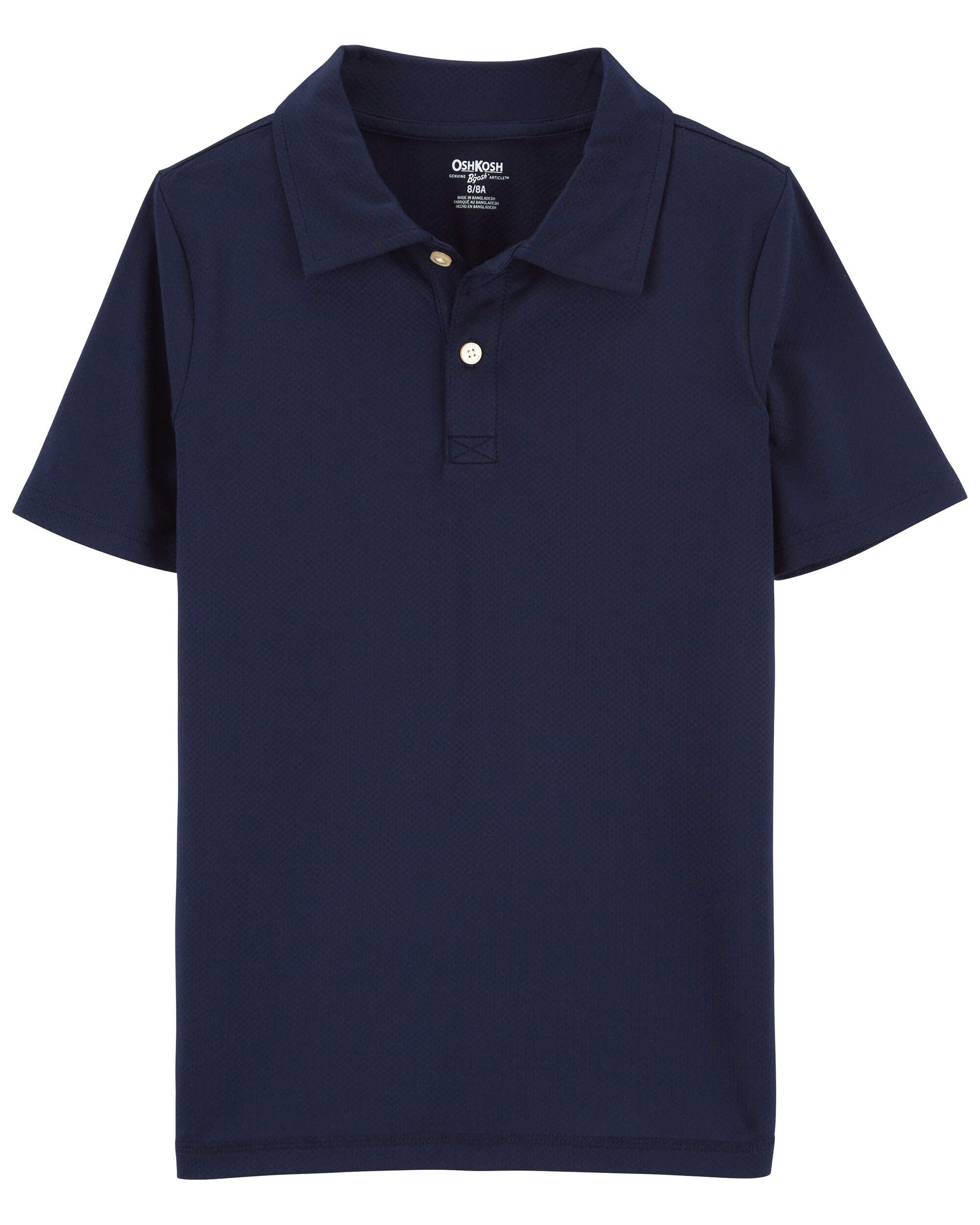 Navy blue polo shirt toddler sales