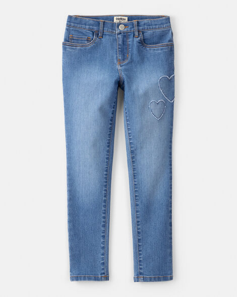 Girls Denim Skinny Jeans - Blue