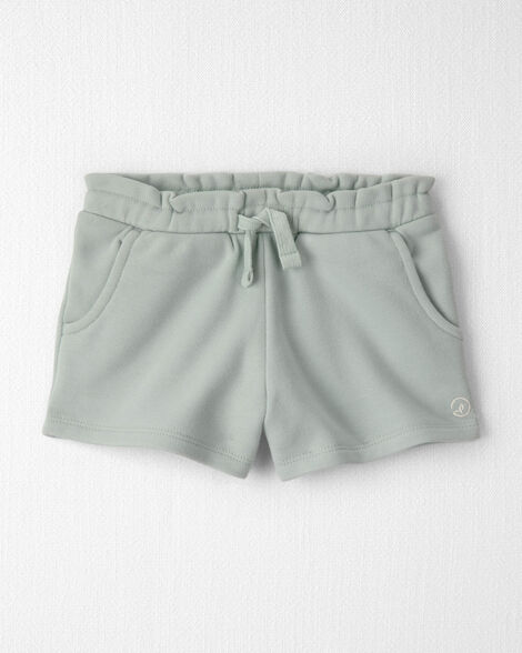 Toddler Girl French Terry Shorts Made with Organic Cotton