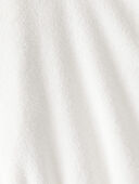 White - Girls Hooded Terry Cloth Swim Cover-Up Dress - White, Selected