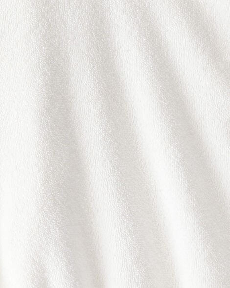 Product image 2 of Girls Hooded Terry Cloth Swim Cover-Up Dress - White