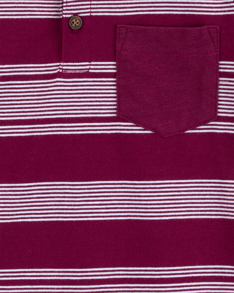 Product image 2 of Baby Striped Pocket Henley Tee