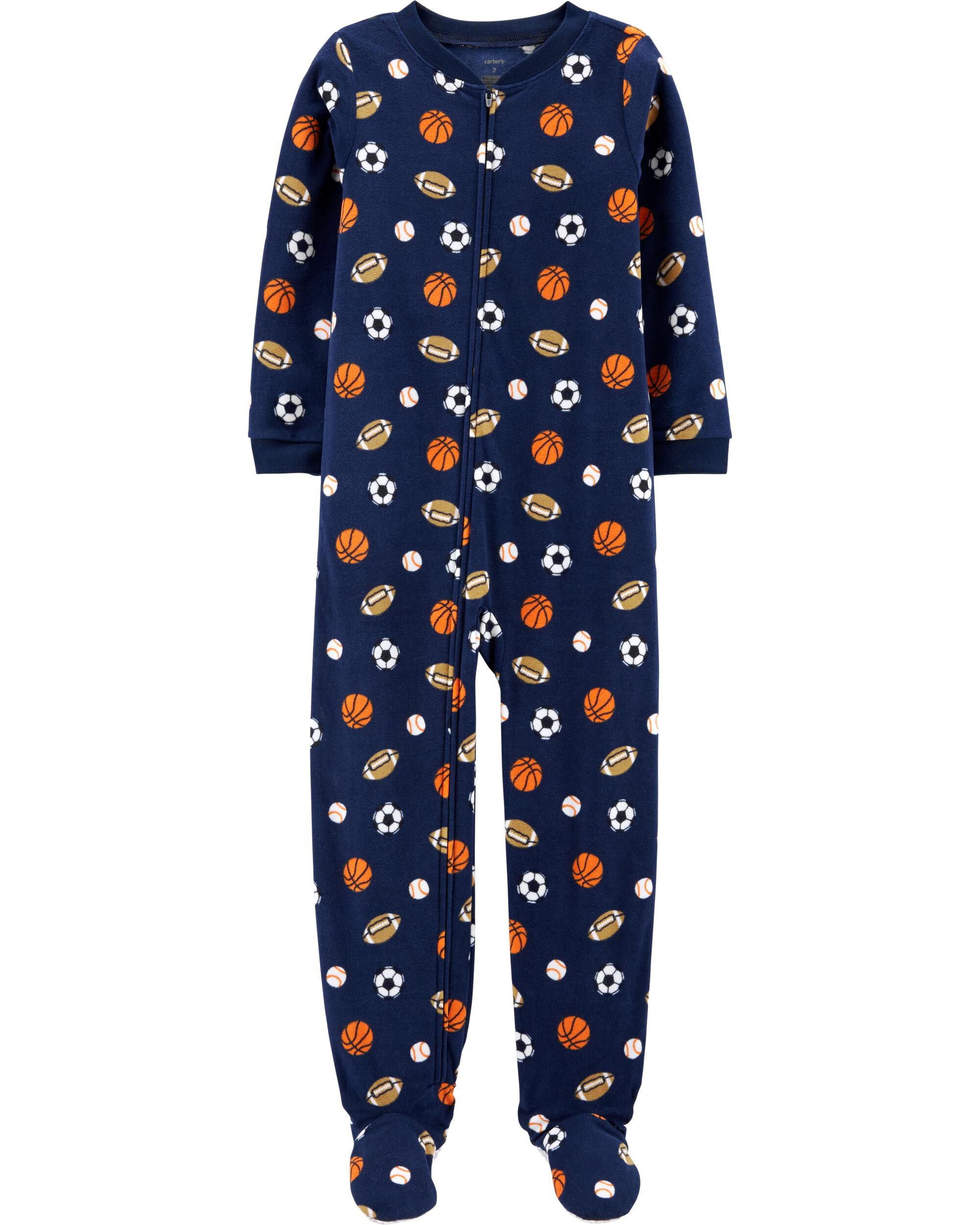 carters fleece footie pajamas