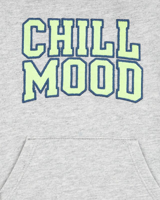 Product image 2 of Baby "Chill Mood" Hooded Romper -Grey
