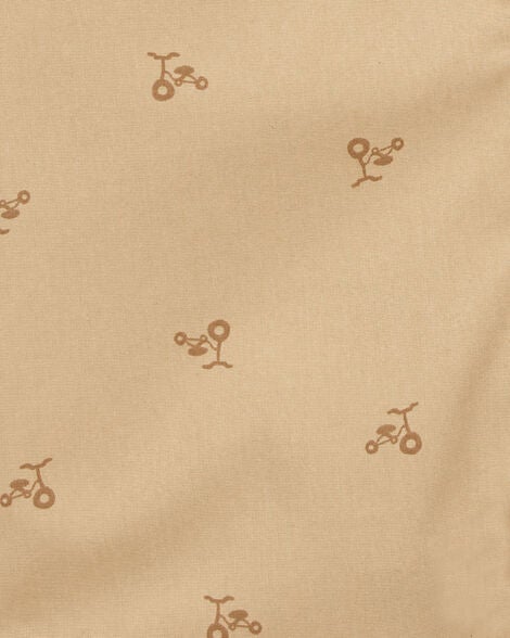  Product image 2 of Baby Button-Front Romper - Tan
