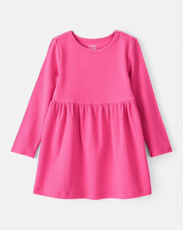 Product image 1 of Toddler Girl Long-Sleeve Dress - Pink