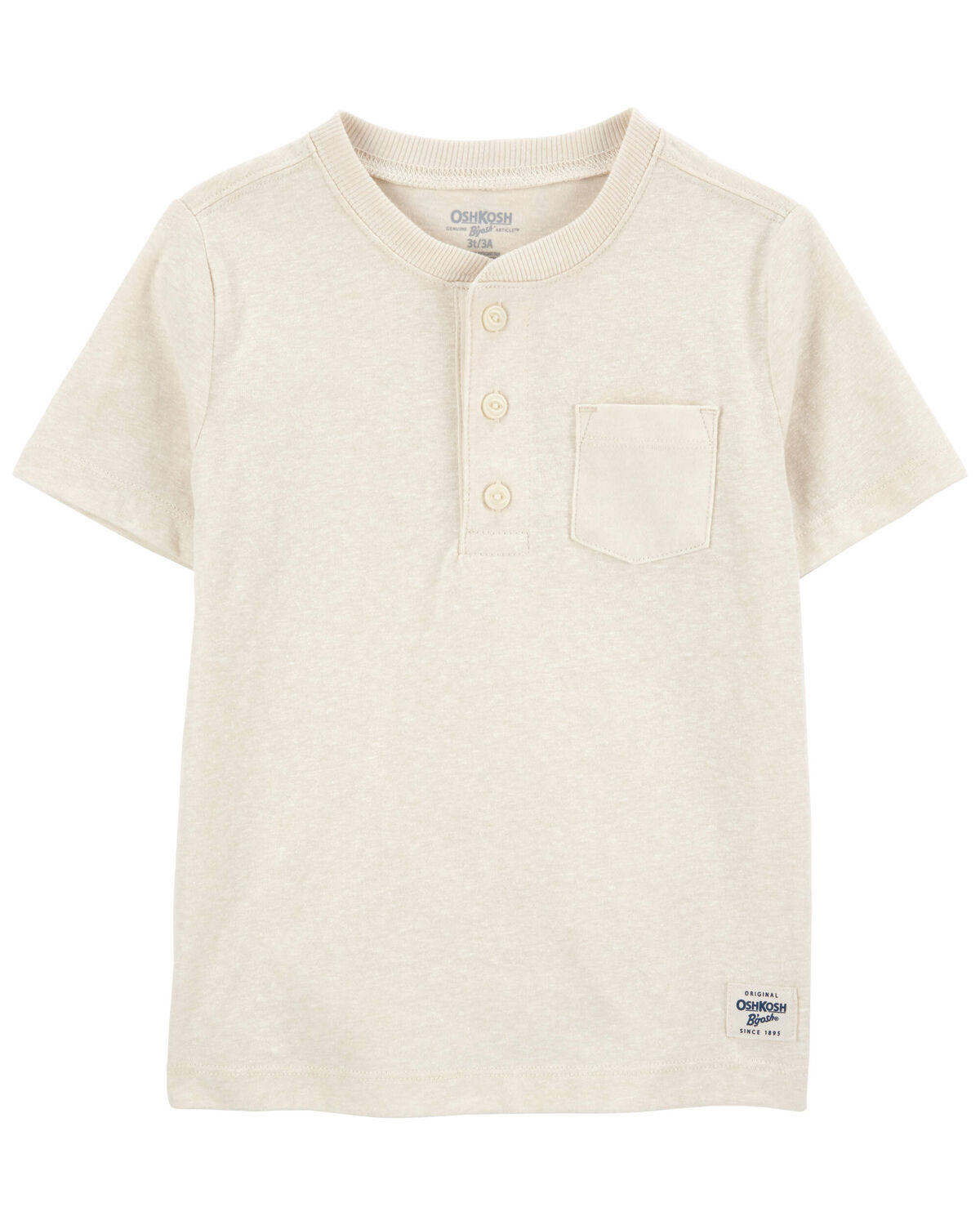 Toddler Heathered Pocket Henley - OshKosh | Carter