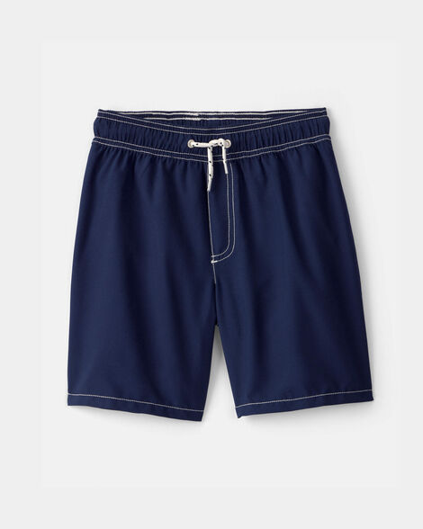 boys swim trunks - navy blue
