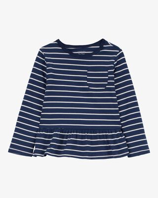 Product image 1 of Toddler Striped Peplum Top