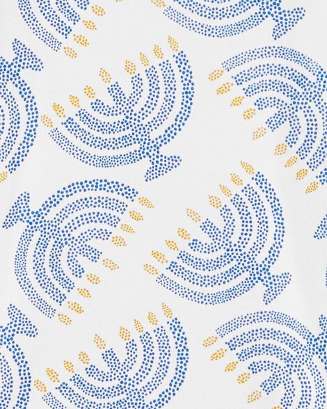  Product image 2 of Adult 2-Piece Hanukkah 100% Snug Fit Cotton Pajamas