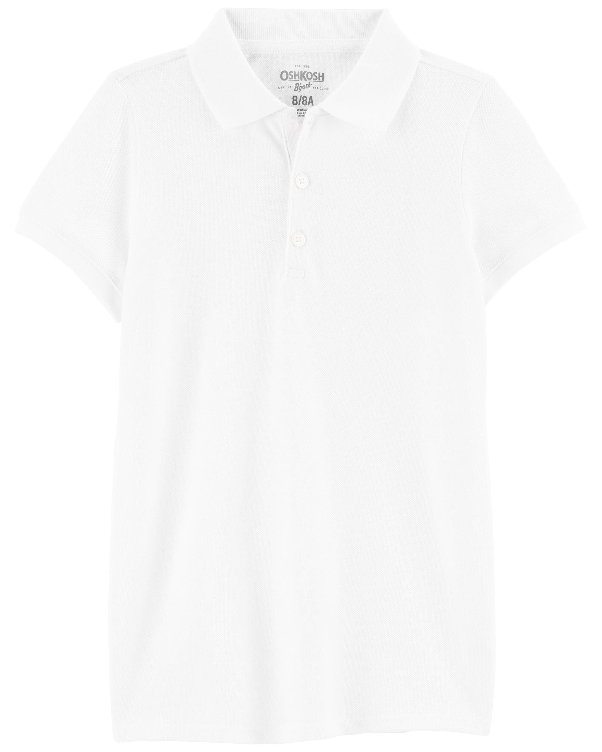 Kid Pique Cotton Uniform Polo