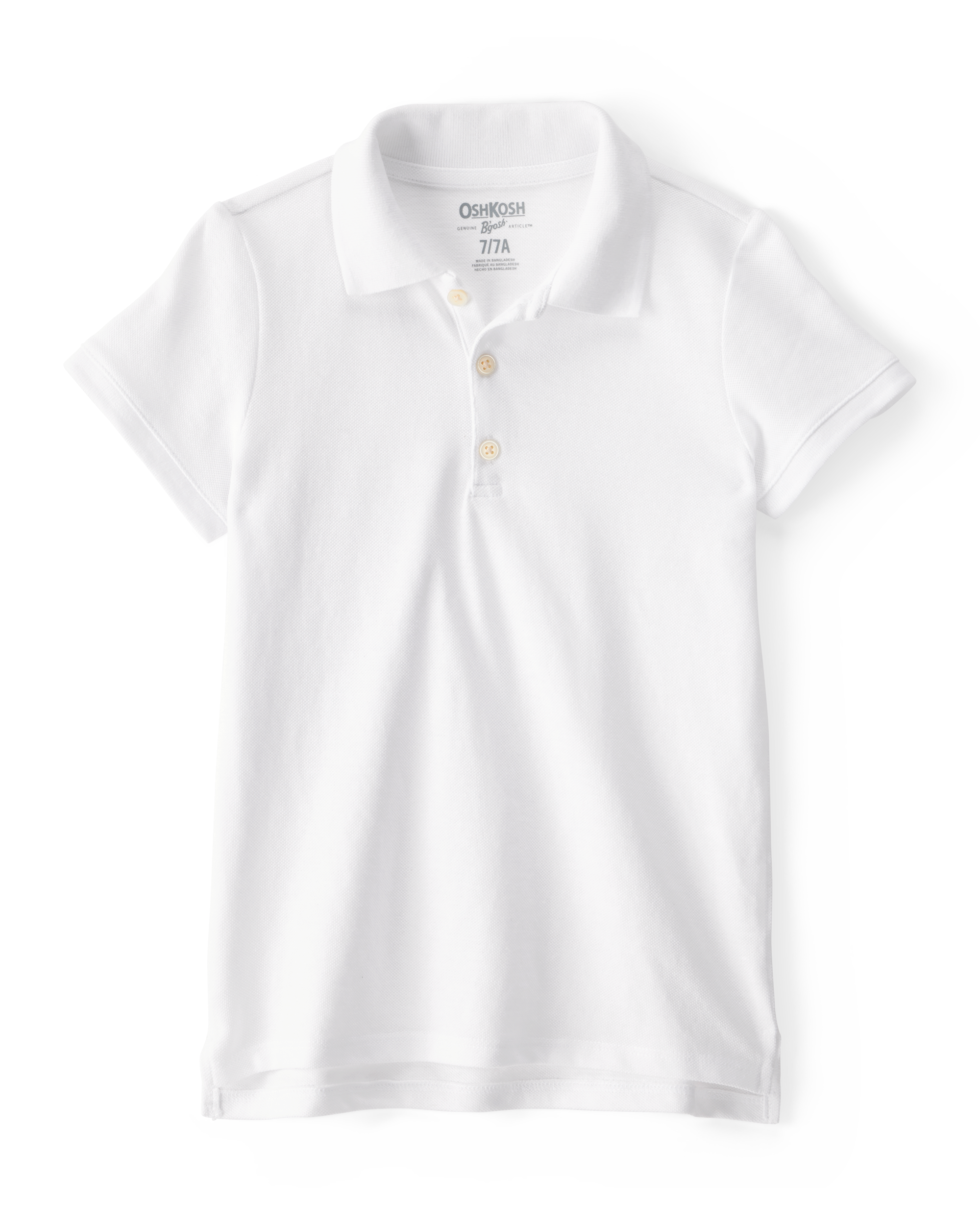 Kid Pique Cotton Uniform Polo