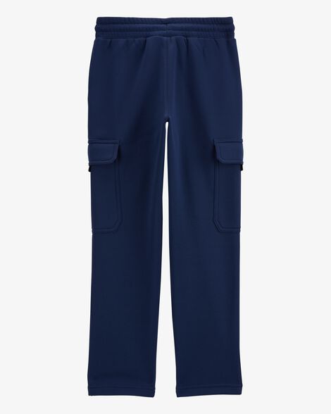  Product image 2 of Kid Solid Fleece Pants - Navy