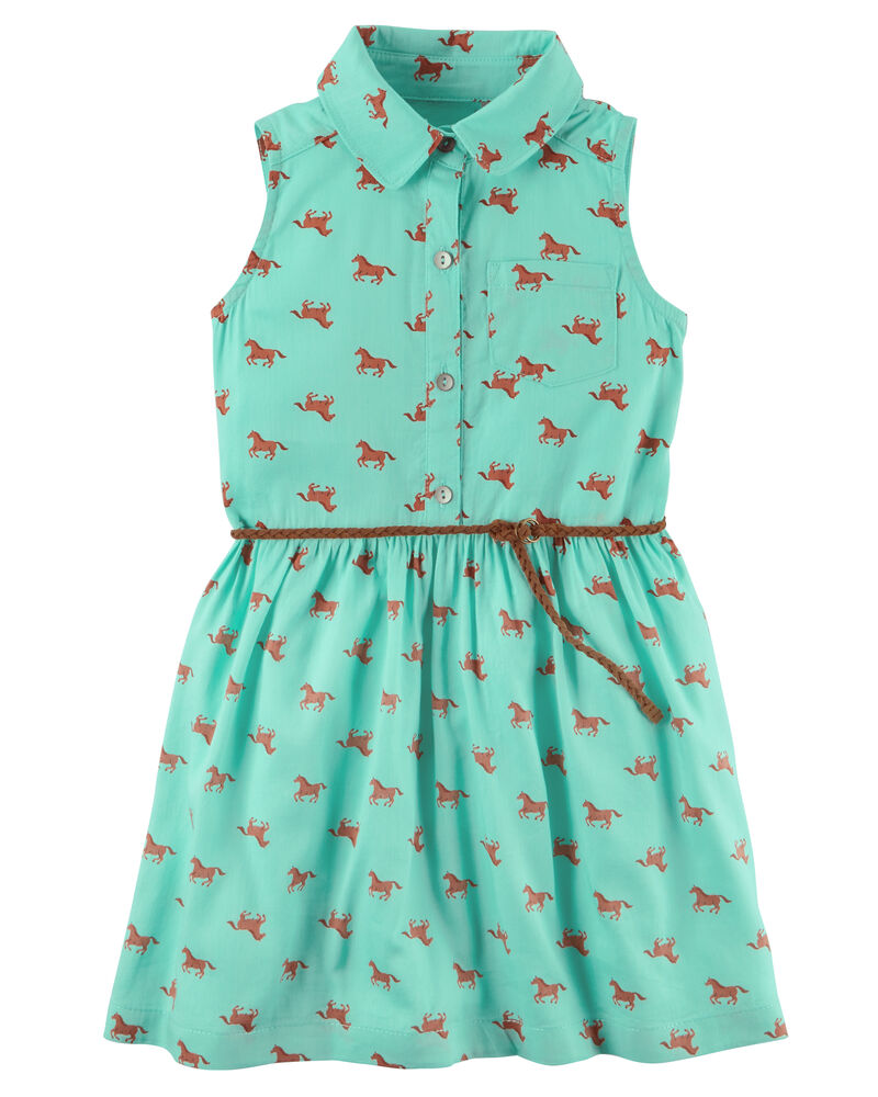 Horse Print Shirt Dress Carters Com