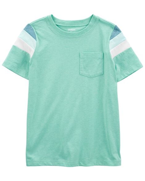  Product image 1 of Kid Striped Pocket Tee
