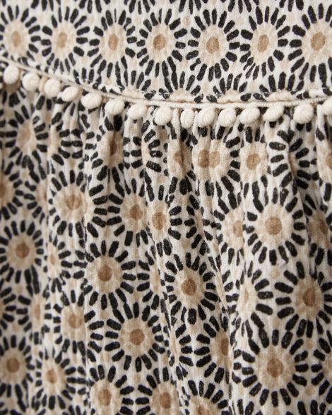 Product image 2 of Toddler Floral Crinkle Jersey Tank
