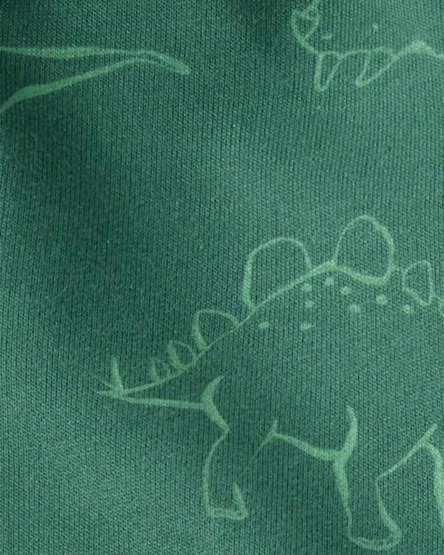 Product image 2 of Baby 3-Piece "Little Guy Big Roar" Dinosaur Jacket Outfit Set - Green/Ivory