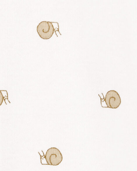 Product image 5 of Baby Preemie Snail Cotton Sleeper Gown