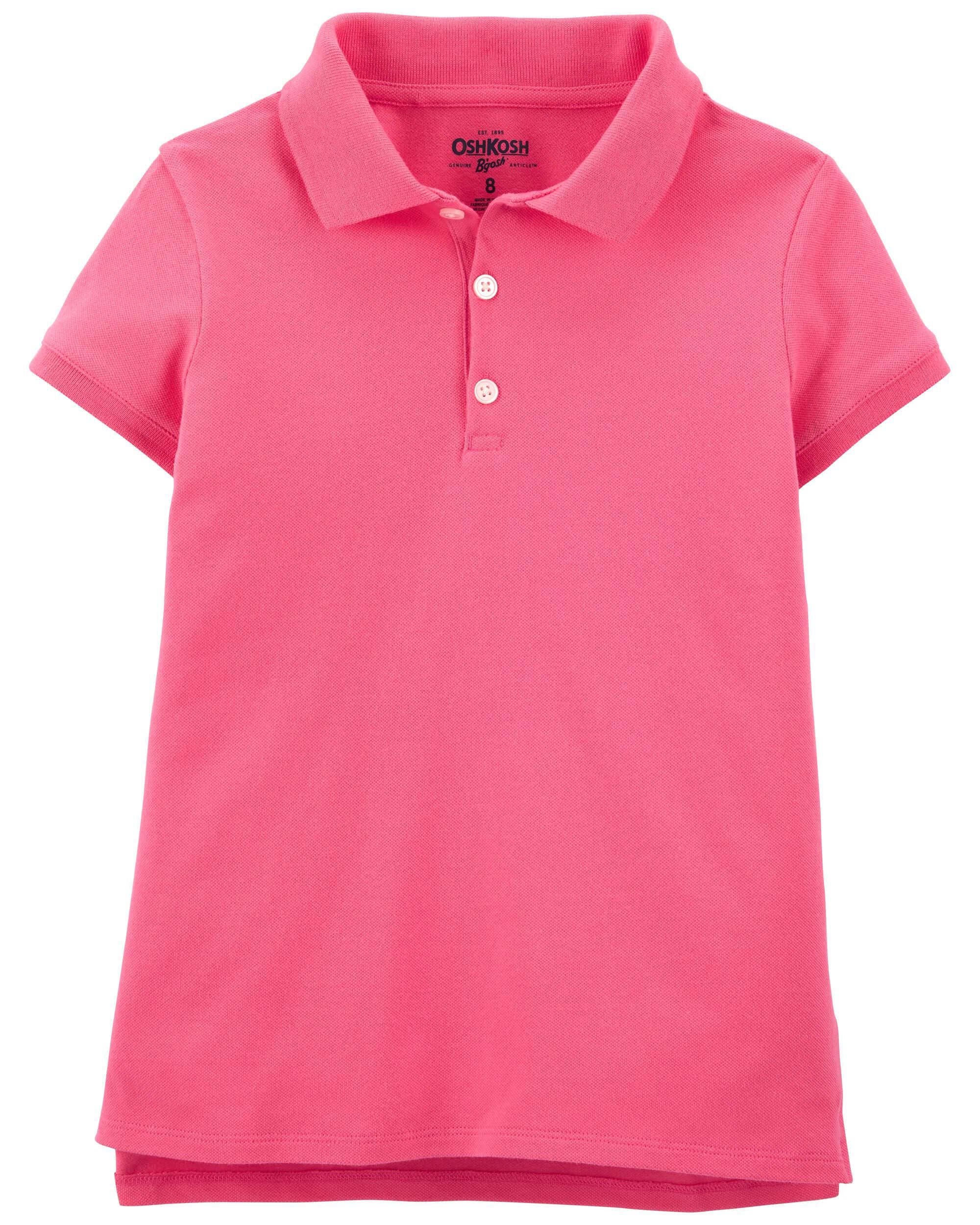 Toddler pink polo shirt cheap