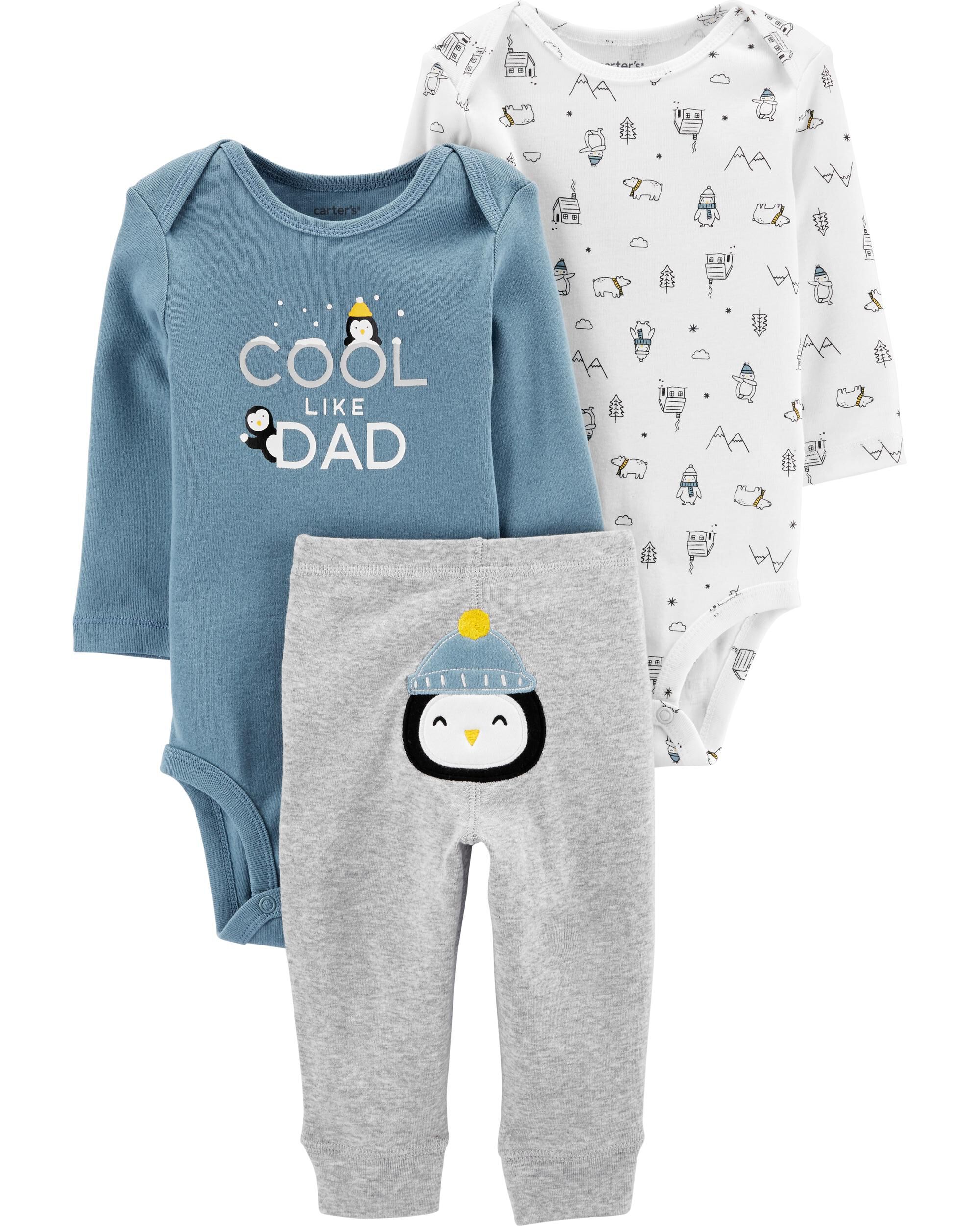 carter's penguin outfit