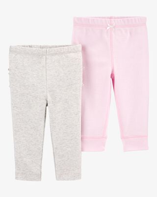 Product image 2 of Baby 2-Pack Ruffle-Detail Cotton Pants