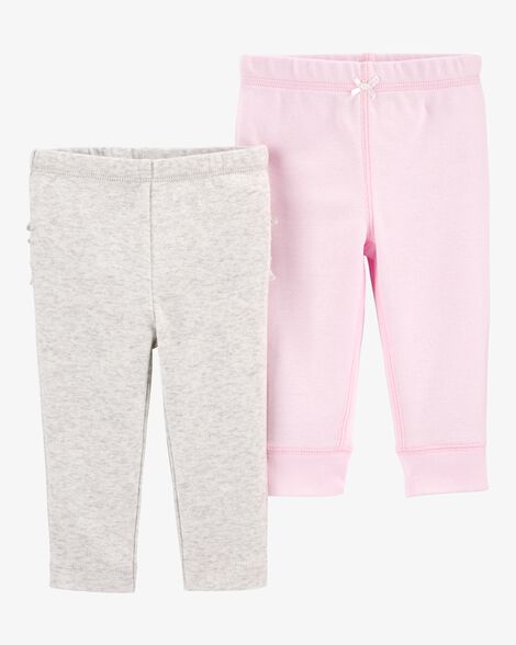  Product image 2 of Baby 2-Pack Ruffle-Detail Cotton Pants