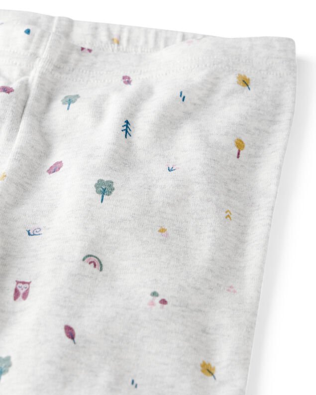 Product image 2 of Kid Organic Cotton Pajamas in Nature Icon Print