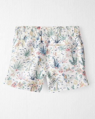 Product image 2 of Toddler Recycled Tropical-Print Swim Trunks