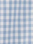 Blue - Kid Plaid Woven Long-Sleeve Button-Down Shirt - Blue, Selected