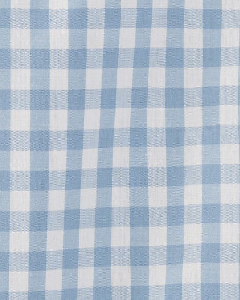  Product image 2 of Kid Plaid Woven Long-Sleeve Button-Down Shirt - Blue