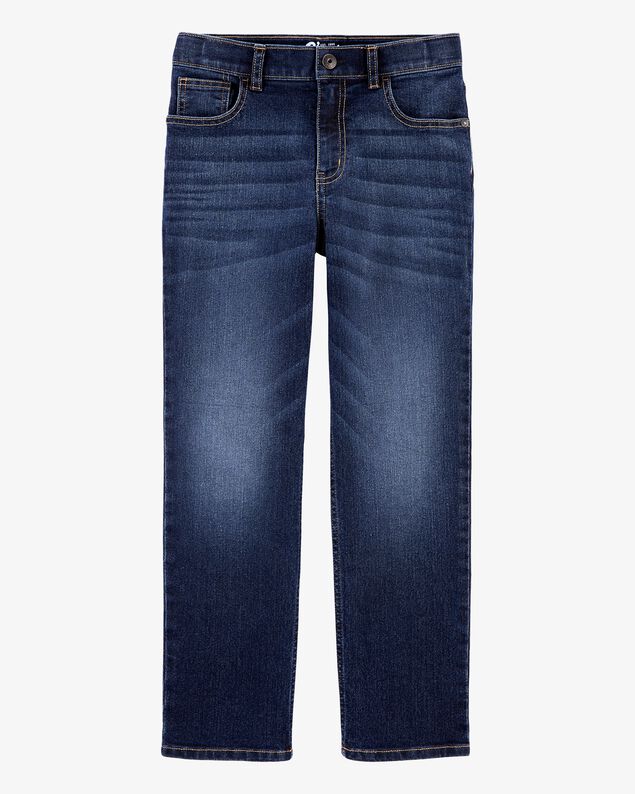 Product image 1 of Kid Dark Wash Husky-Fit Classic Jeans