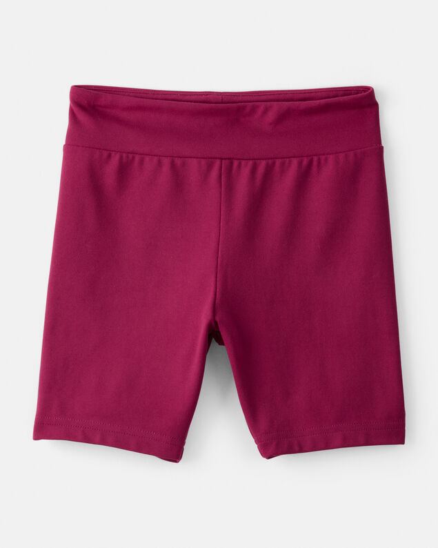 Product image 1 of Girls Knit Bike Shorts - Burgundy