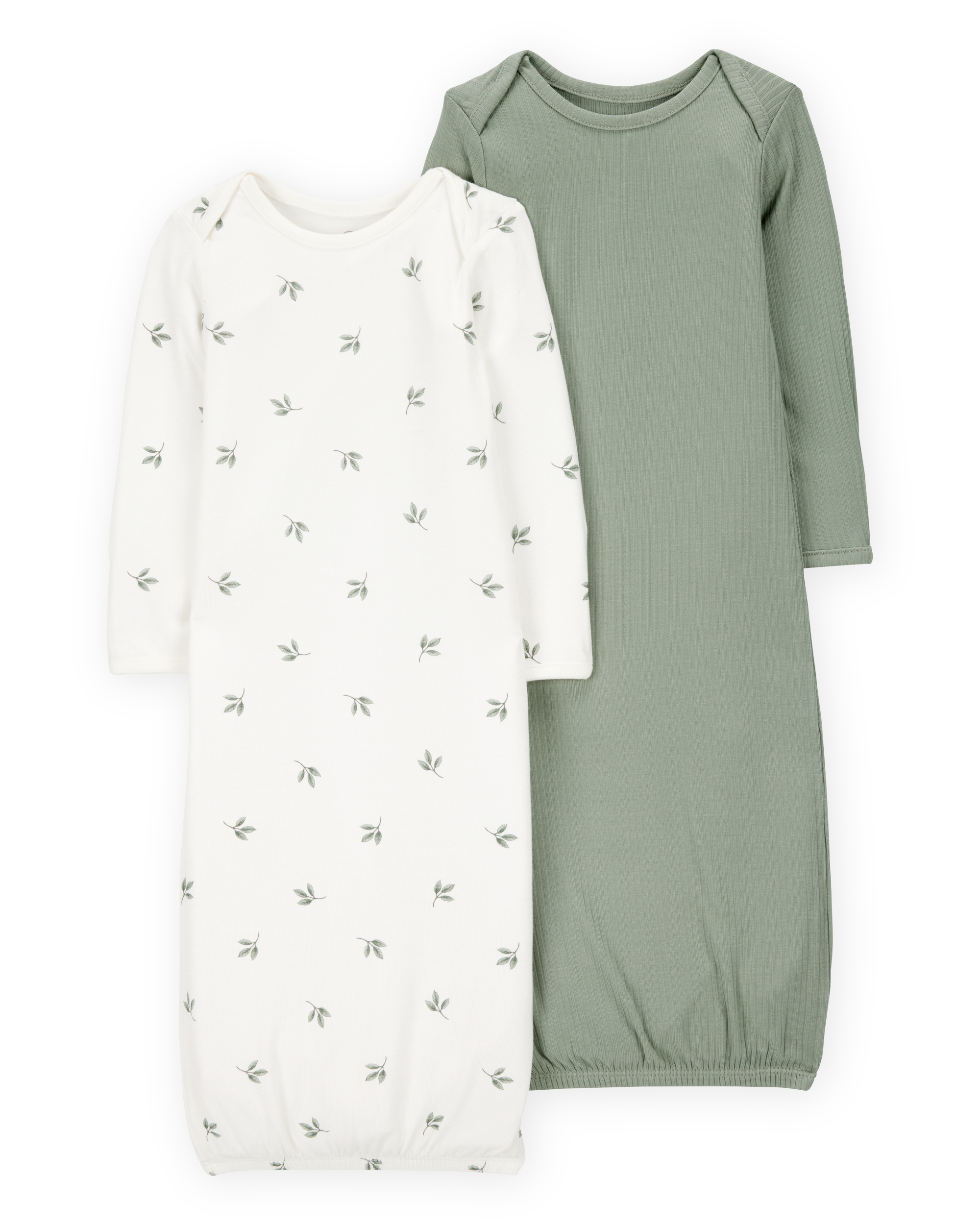 Baby 2-Pack PurelySoft Sleeper Gowns - Green