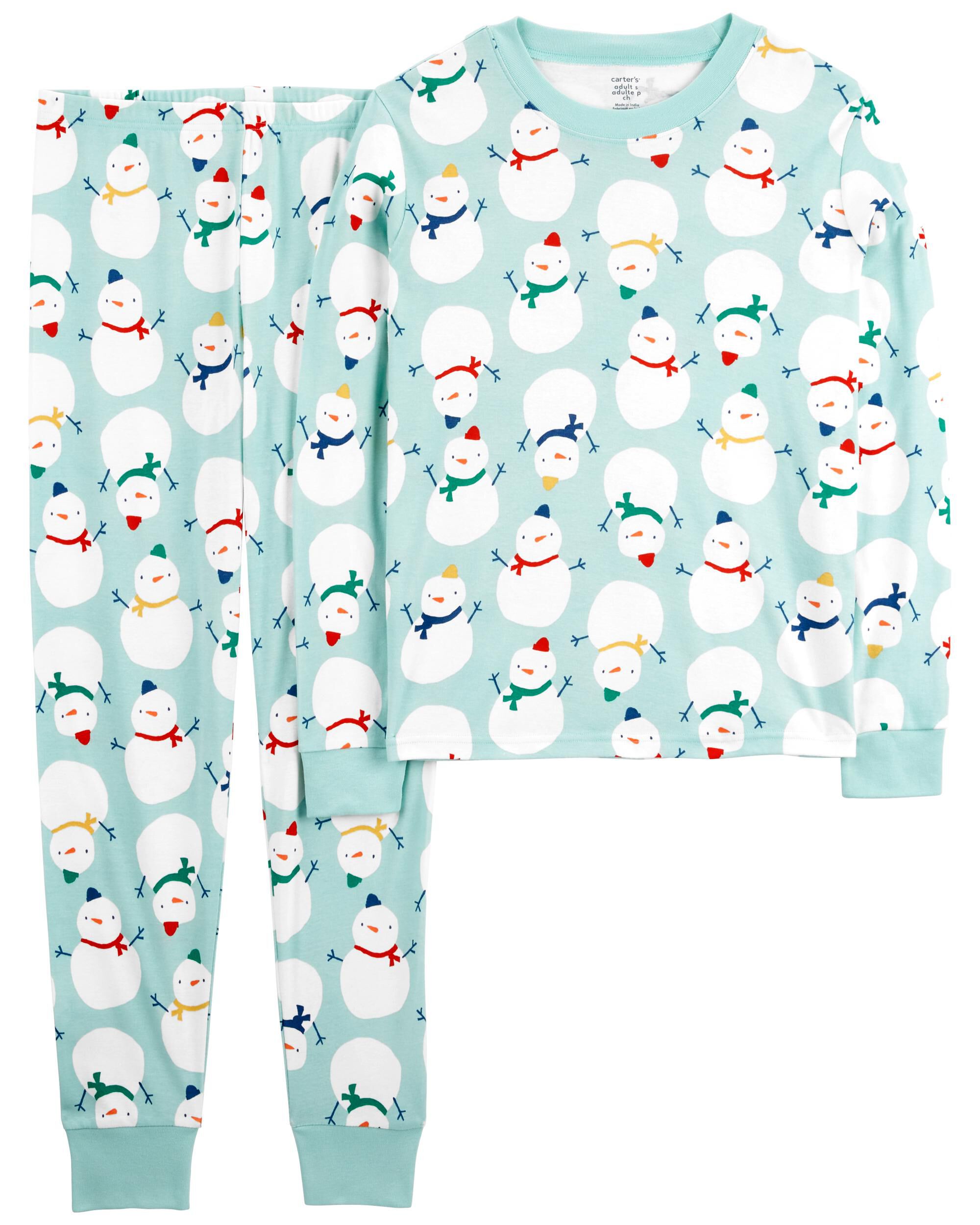 Kid 2 Piece Christmas Snowman 100 Snug Fit Cotton Pajamas Carter s Carter s
