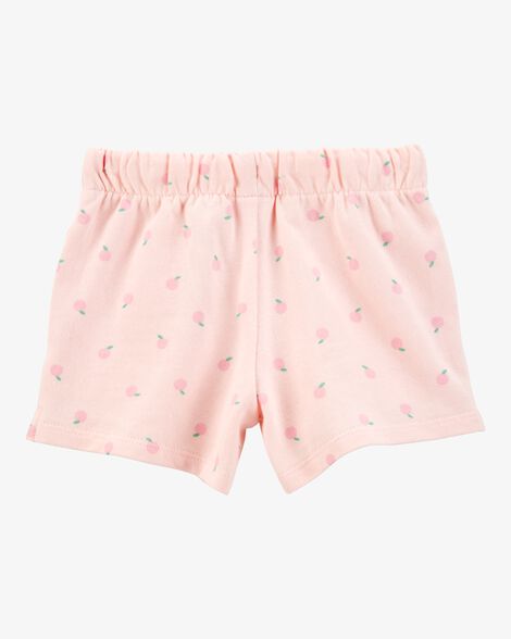  Product image 2 of Toddler Pull-On French Terry Shorts - Pink