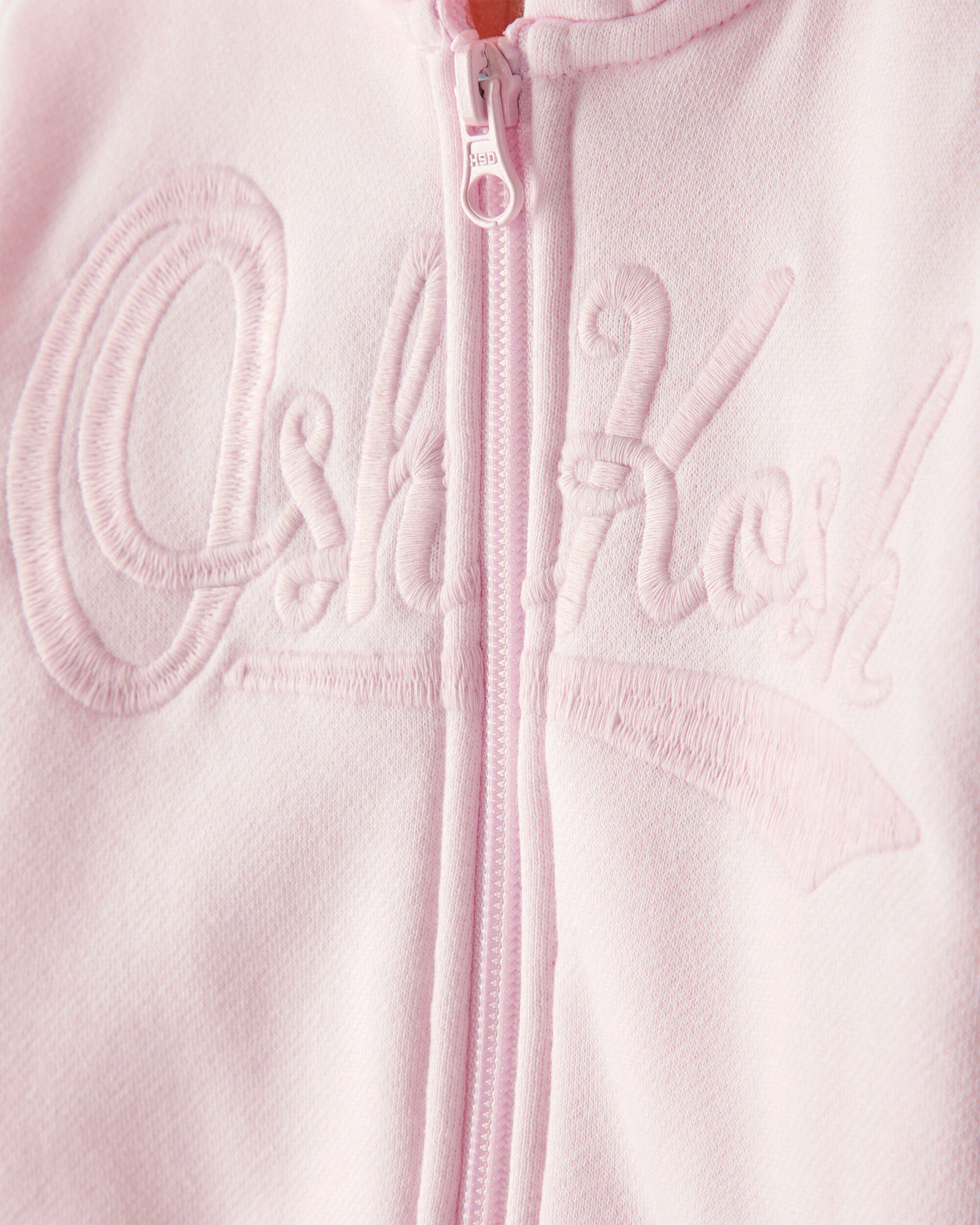 Baby Girl Hooded Zip-Up Jacket - Pink